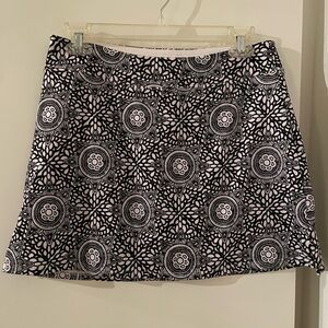 S: SOYBU Skirt Skort Shorts Sporty Casual Black/White NWOT new!
